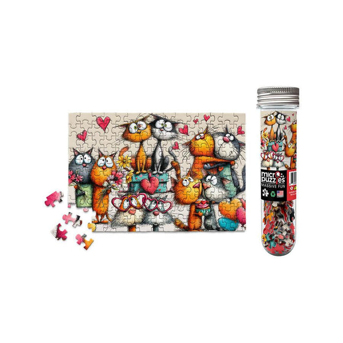 Lovable Cats 150 Piece Mini Jigsaw Puzzle Micro Puzzles - for just $10.99! 