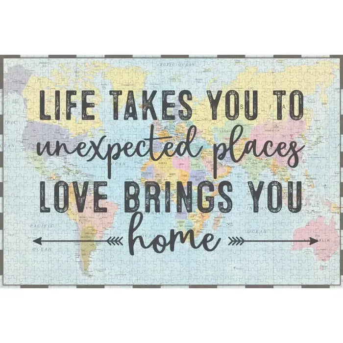 Love Brings You Home 1000 Piece Jigsaw Puzzles Paper House - for just $21.99! 