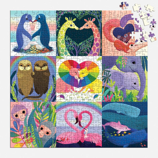 Love in the Wild 500 Piece Jigsaw Puzzle Mudpuppy - for just $17.99! 