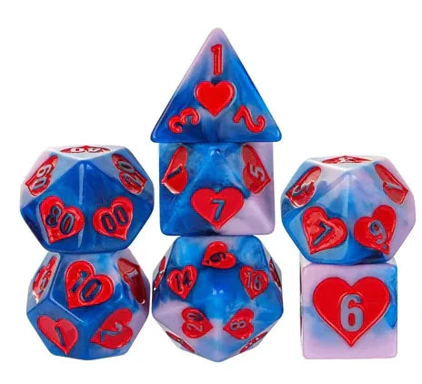 Love is in the Air RPG Dice Set - for just $12.99! 