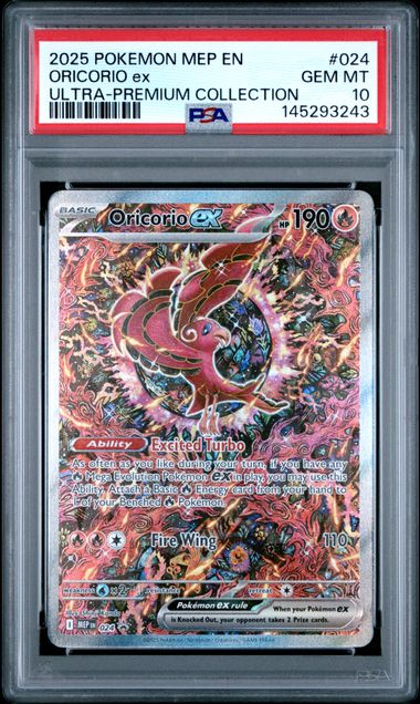Oricorio ex MEP 024 Promo PSA 10 - for just $145! 