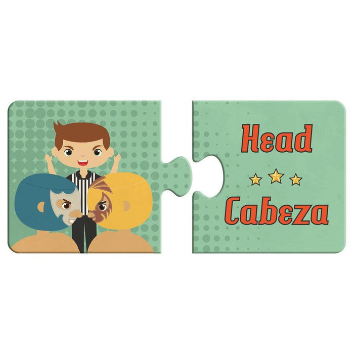 Lucha Libre Anatomy Puzzle Duo 20 Piece Jigsaw Puzzle Gibbs Smith - for just $15.99! 