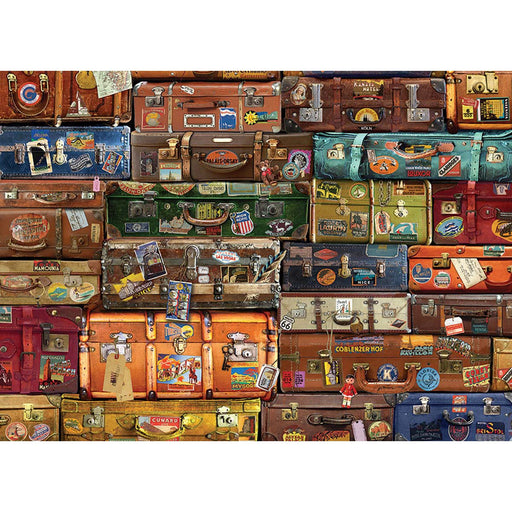 Luggage 1000 Piece Jigsaw Puzzle Cobble Hill - for just $19.99! 