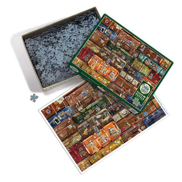 Luggage 1000 Piece Jigsaw Puzzle Cobble Hill - for just $19.99! 