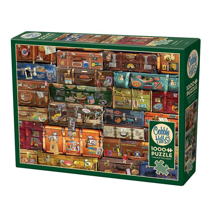 Luggage 1000 Piece Jigsaw Puzzle Cobble Hill - for just $19.99! 