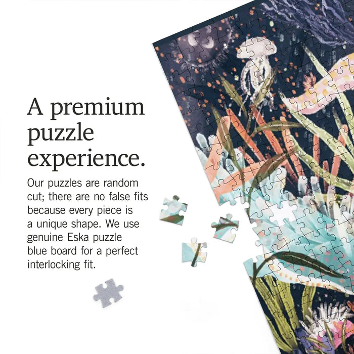 Luminescent World Jellyfish 1000 Piece Jigsaw Puzzle Lantern Press - for just $29.99! 