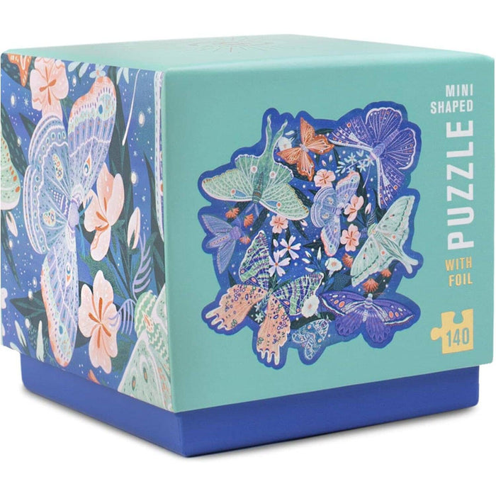 Luminous Butterflies 140 Piece Mini Jigsaw Puzzle Lantern Press - for just $14.99! 