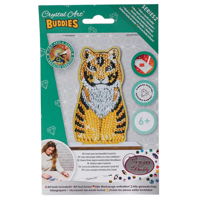 Luna Tiger Crystal Art Fantasy Buddies Kit Craft Buddy - for just $5.99! 