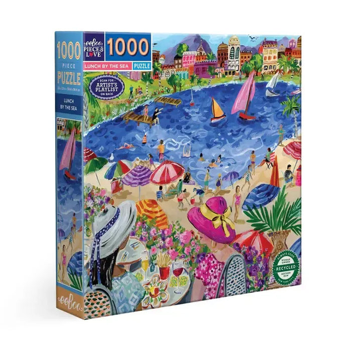 Lunch by the Sea 1000 Piece Jigsaw Puzzle eeBoo - for just $26.99! 
