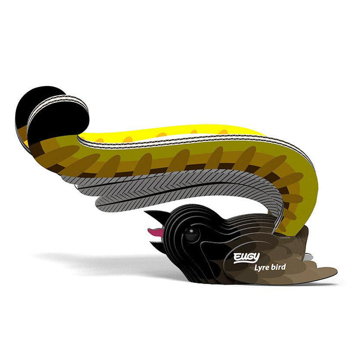 Lyre Bird 3D Cardboard Model Kit Eugy - for just $11.99! 