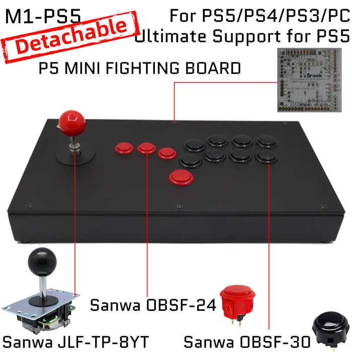 FightBox M1 All Button Leverless Arcade Game Controller for PC/PS/XBOX/SWITCH - Just $169.99! Shop now at Retro Gaming of Denver