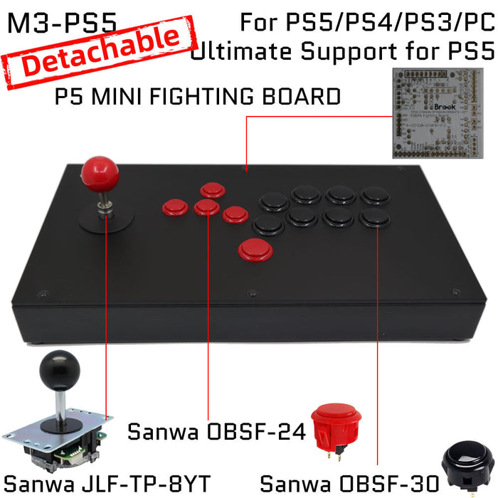 FightBox M3 All Button Leverless Arcade Game Controller for PC/PS/XBOX/SWITCH - Just $169.99! Shop now at Retro Gaming of Denver