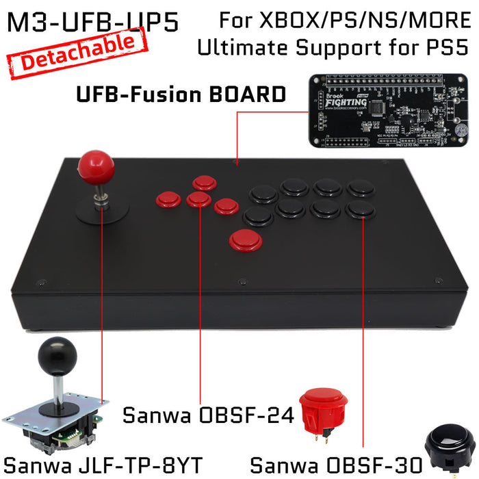 FightBox M3 All Button Leverless Arcade Game Controller for PC/PS/XBOX/SWITCH - Just $169.99! Shop now at Retro Gaming of Denver