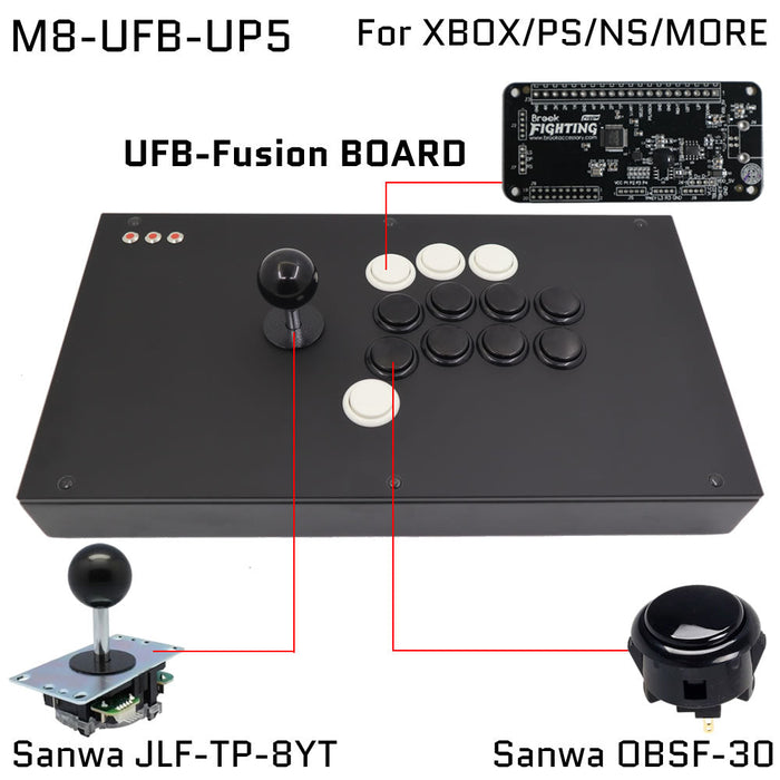 FightBox M8 Arcade Joystick Game Controller for PC/PS/XBOX/SWITCH - Just $199.99! Shop now at Retro Gaming of Denver