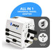 World Travel Adapter Plug International- All in One- 2 USB- Compact Design (M8_White) - Just $19.99! Shop now at Retro Gaming of Denver