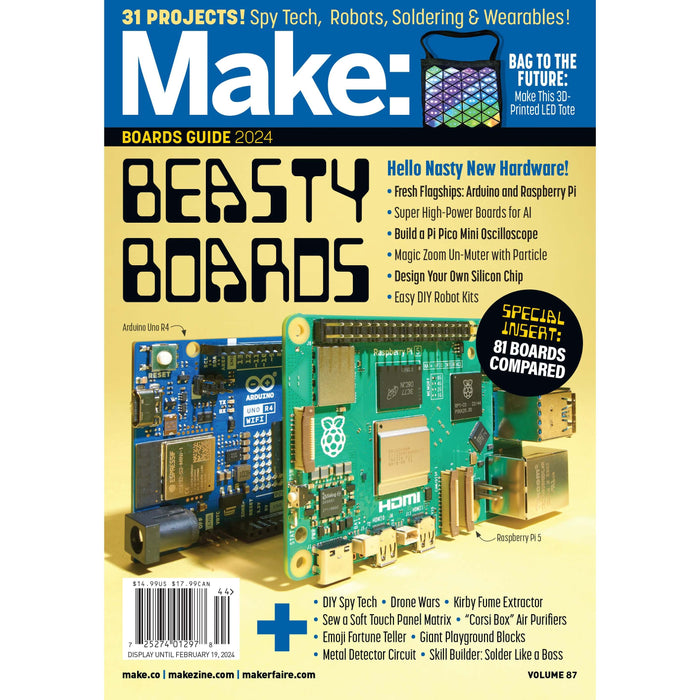 Make: Magazine, Volume 87 - Print - for just $14.99! 
