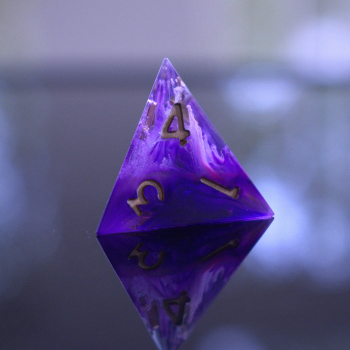 Mage Hand Sharp-Edged Resin Dice Set - Just $39.99! Shop now at Retro Gaming of Denver