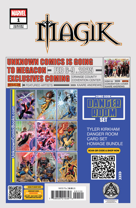 Magik #1 Unknown Comics Alexander Lozano Exclusive Virgin Var (01/08/2025) - for just $30! 