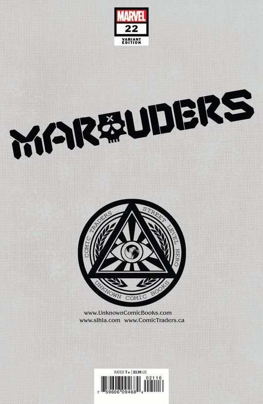 Marauders #22 Unknown Comics Stephen Segovia Exclusive Var (07/21/2021) - for just $10! 