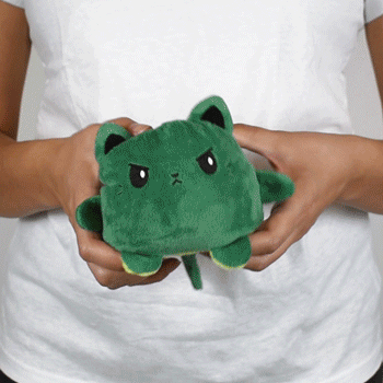 TeeTurtle Reversible Cat: Avo-Cat-O Plushmate (Mini) - Premium Toys and Collectible - Just $16.99! Shop now at Retro Gaming of Denver