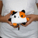 TeeTurtle Reversible Cat: Calico Plushmate (Mini) - for just $16.99! 