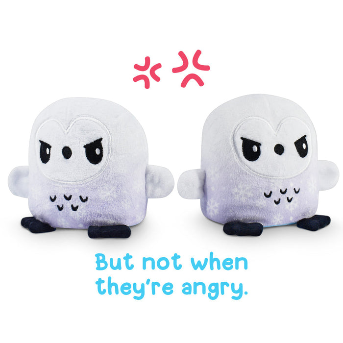 TeeTurtle Reversible Owl: Blue/Purple Plushmate (Mini) - for just $16.99! 