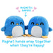 TeeTurtle Reversible Penguin: Blue/Purple Plushmate (Mini) - for just $16.99! 