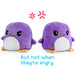 TeeTurtle Reversible Penguin: Blue/Purple Plushmate (Mini) - for just $16.99! 