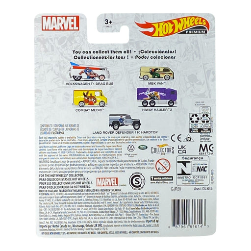 Hot Wheels MBK Van - Premium Series Marvel 2/5 - for just $4.99! 