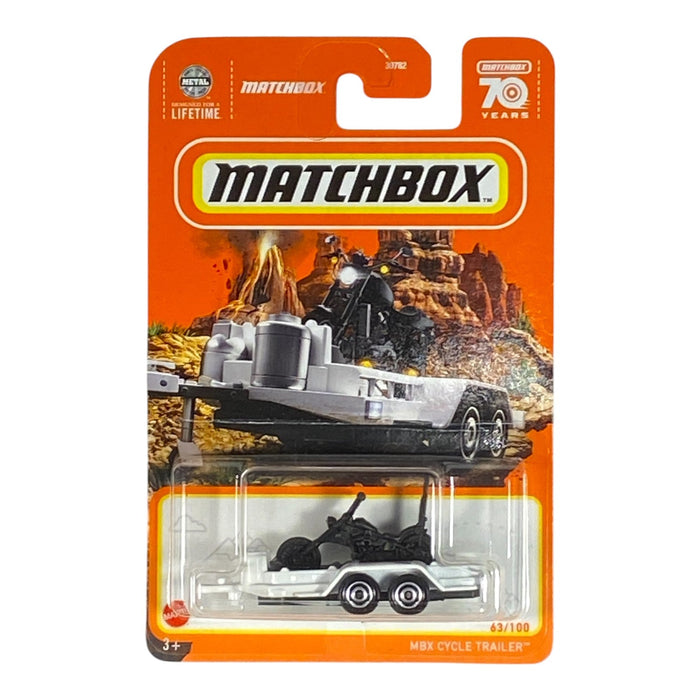 Matchbox MBX Cycle Trailer - Chopper Style - 70 Years Series 63/100 - for just $1.79! 