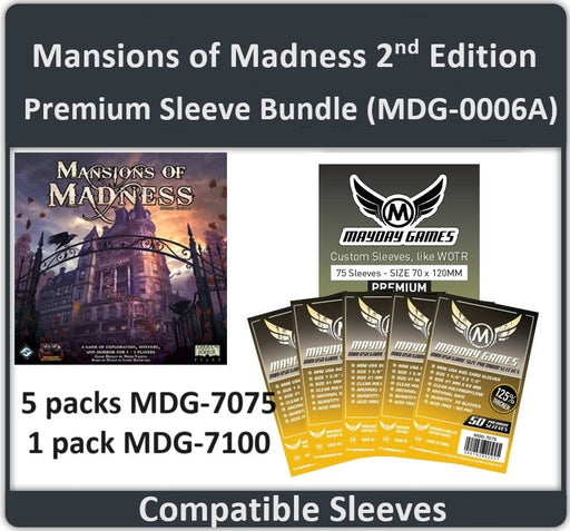 "Mansions of Madness" (2nd Edition) Compatible Card Sleeve Bundle - for just $11! 