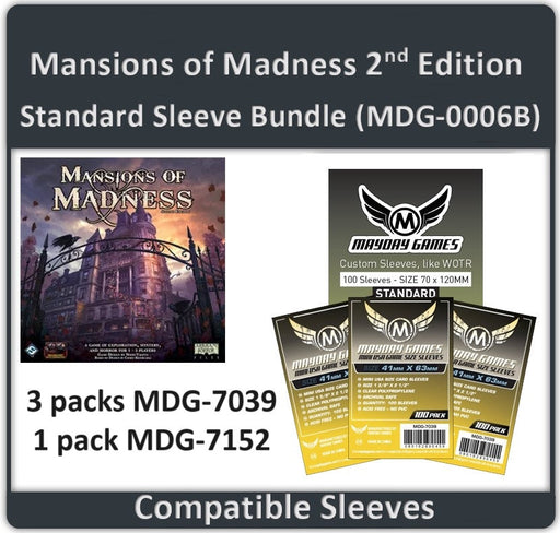 "Mansions of Madness" (2nd Edition) Compatible Card Sleeve Bundle - for just $11! 