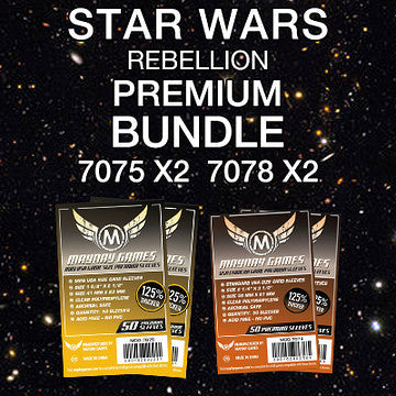 "Star Wars Rebellion" Compatible Card Sleeve Bundle - for just $4.75! 