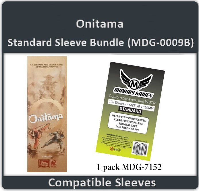 "Onitama" Compatible Card Sleeve Bundle - for just $5! 