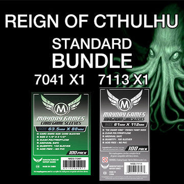"Pandemic: Reign of Cthulhu" Compatible Card Sleeve Bundle - for just $6.75! 