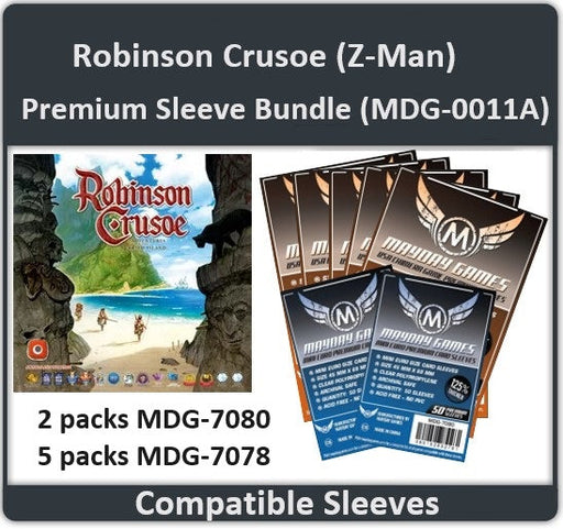 "Robinson Crusoe" (Z-Man Games) Compatible Card Sleeve Bundle - for just $10.25! 