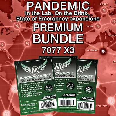 "Pandemic" Expansion Card Sleeve Bundle - for just $5.50! 