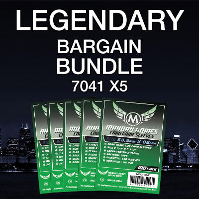 "Legendary" Compatible Card Sleeve Bundle - for just $13.75! 