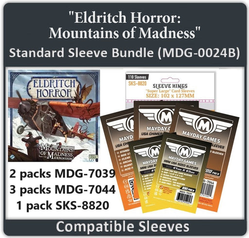 "Eldritch Horror: Mountains of Madness" Card Sleeve Bundle - for just $15.75! 