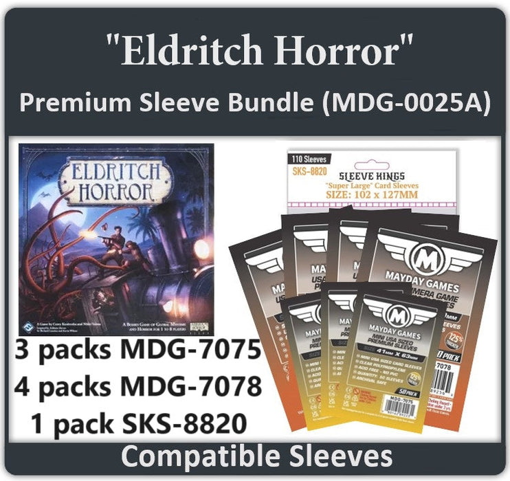 "Eldritch Horror" Compatible Card Sleeve Bundle - for just $13! 