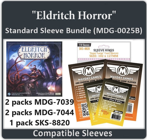 "Eldritch Horror" Compatible Card Sleeve Bundle - for just $13! 