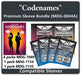 "Codenames" Compatible Card Sleeve Bundle - for just $9.50! 