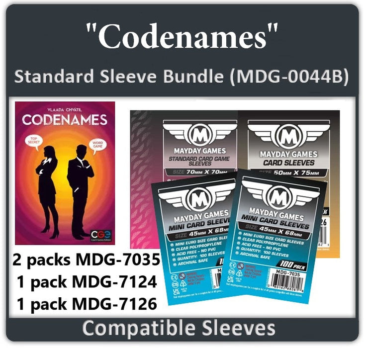 "Codenames" Compatible Card Sleeve Bundle - for just $9.50! 