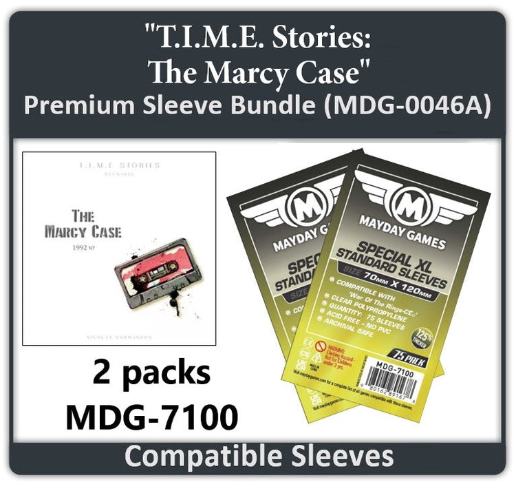 "T.I.M.E. Stories: The Marcy Case" Compatible Card Sleeve Bundle - for just $10! 