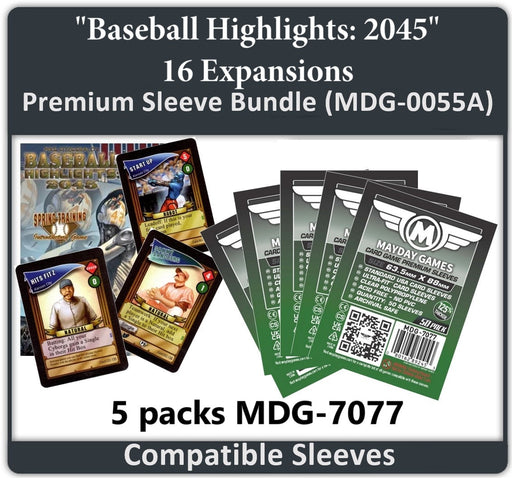 "Baseball Highlights: 2045- Expansions" Compatible Card Sleeve  Bundle - for just $8.25! 