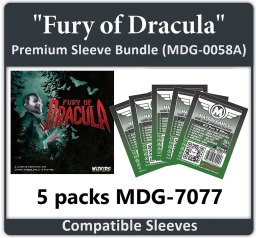 "Fury of Dracula" Compatible Card Sleeve Bundle - for just $8.25! 