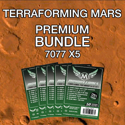 "Terraforming Mars" Compatible Card Sleeve Bundle - for just $8.25! 