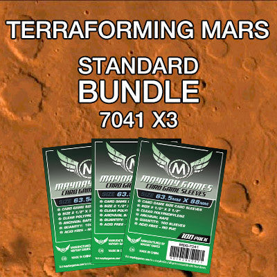 "Terraforming Mars" Compatible Card Sleeve Bundle - for just $8.25! 