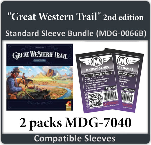 "Great Western Trail" Compatible Card Sleeve Bundle - for just $5.50! 