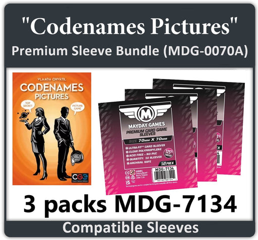 "Codenames: Pictures" Compatible Card Sleeve Bundle - for just $5.50! 
